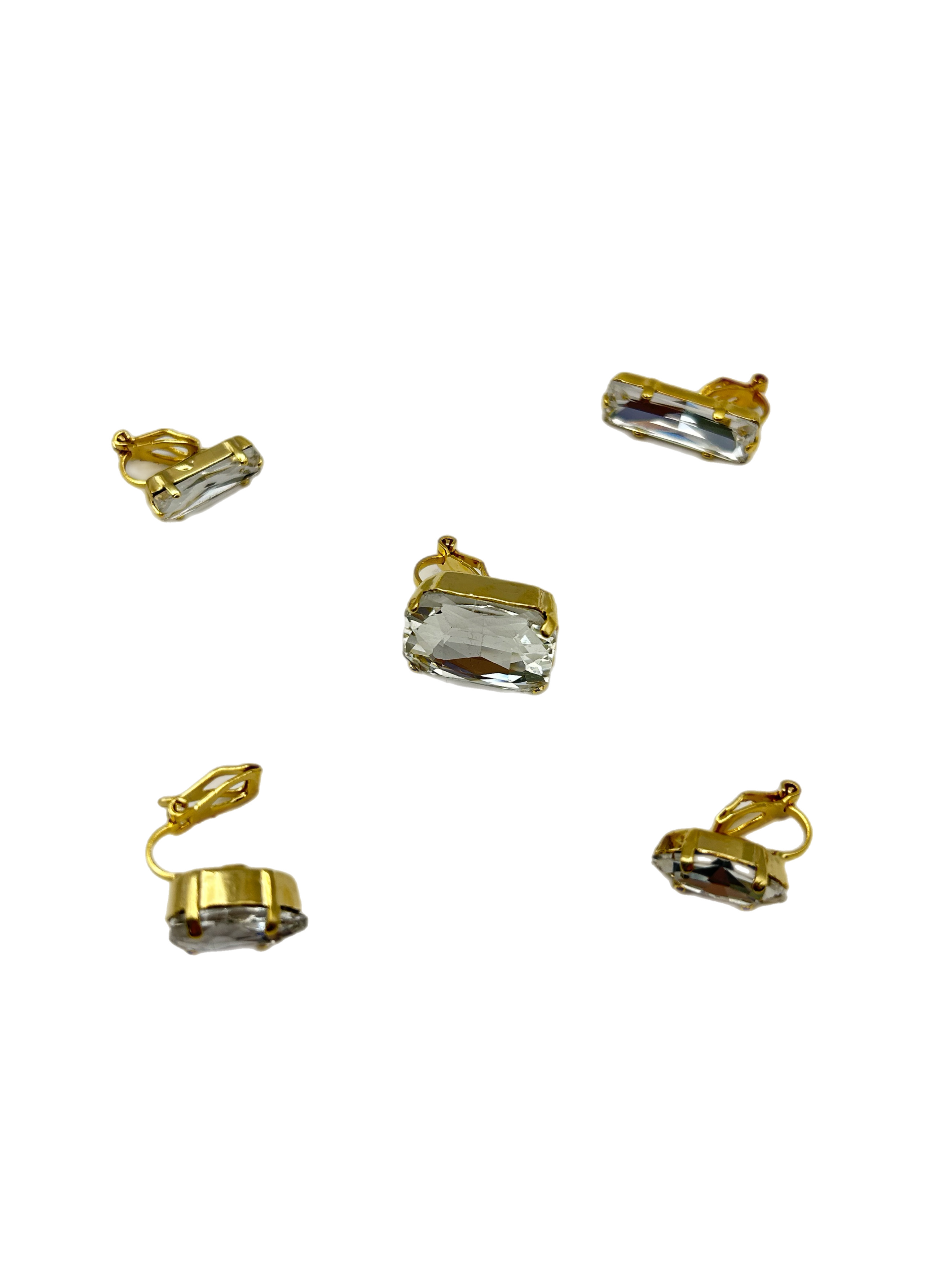 Orecchini Ear Cuff “Geometric” (base gold & silver)