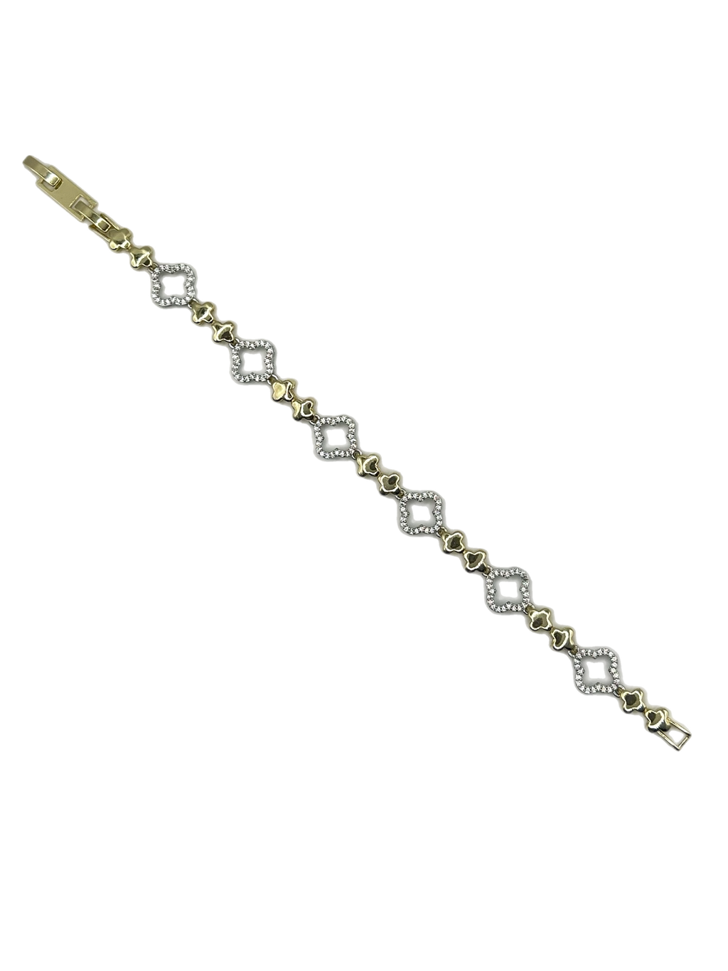 Bracciale “Quadrifoglio” (gold & silver)