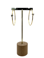 Cerchio “Romantic heart” big (crystal & rosso)