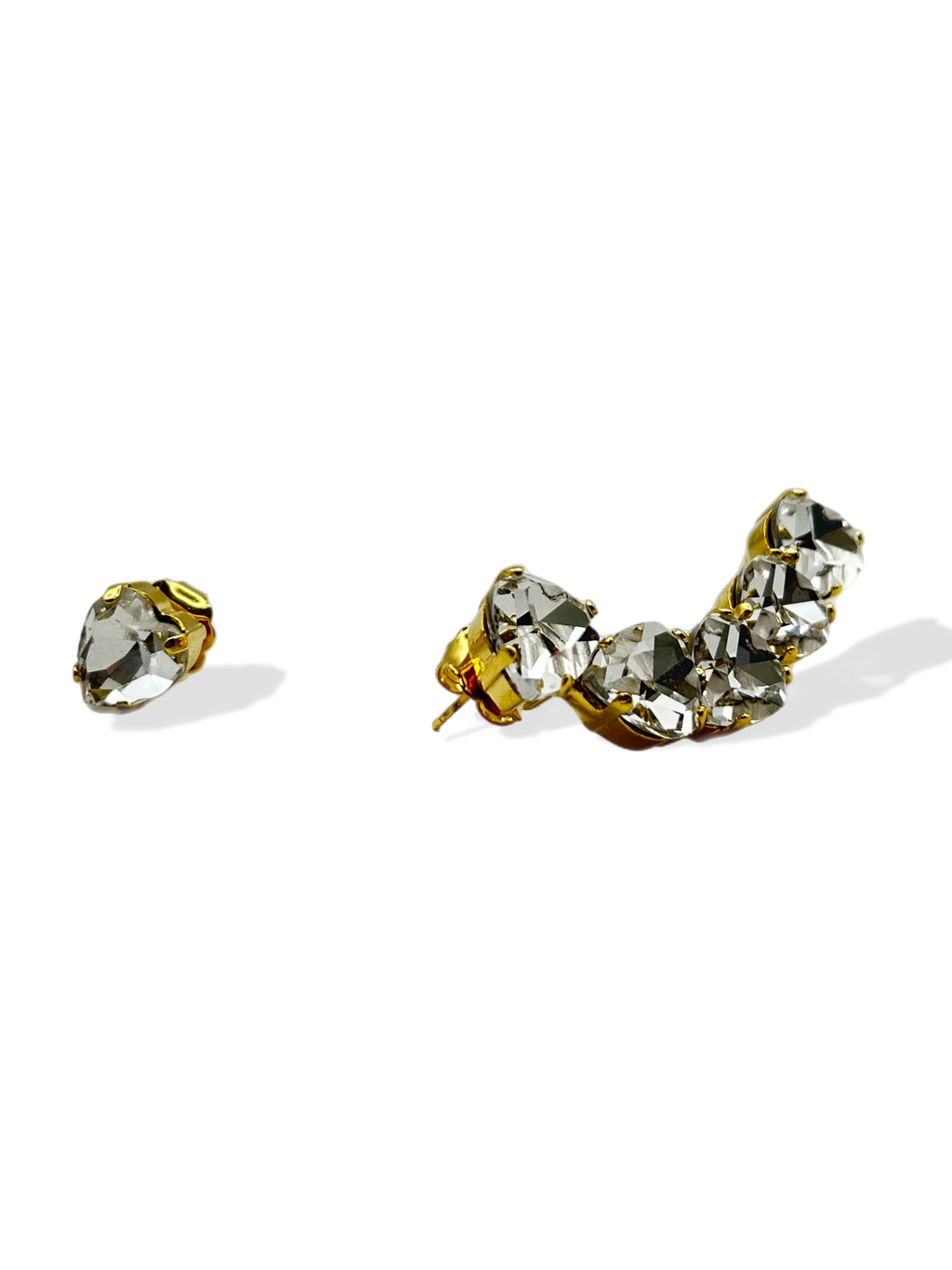 Ear cuff “Millecuori” (base gold & crystal)