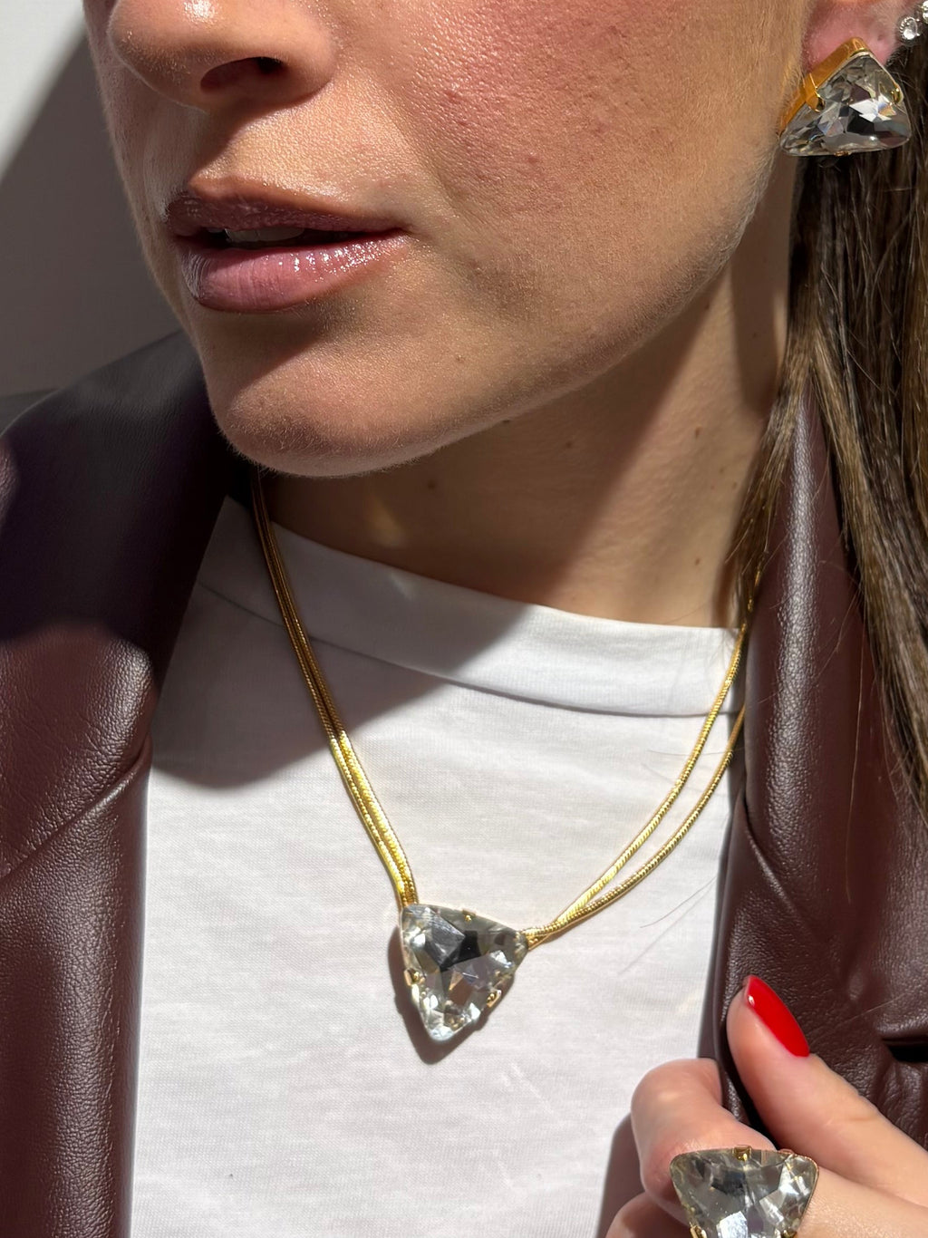 Collana “Triangolo” (base gold)