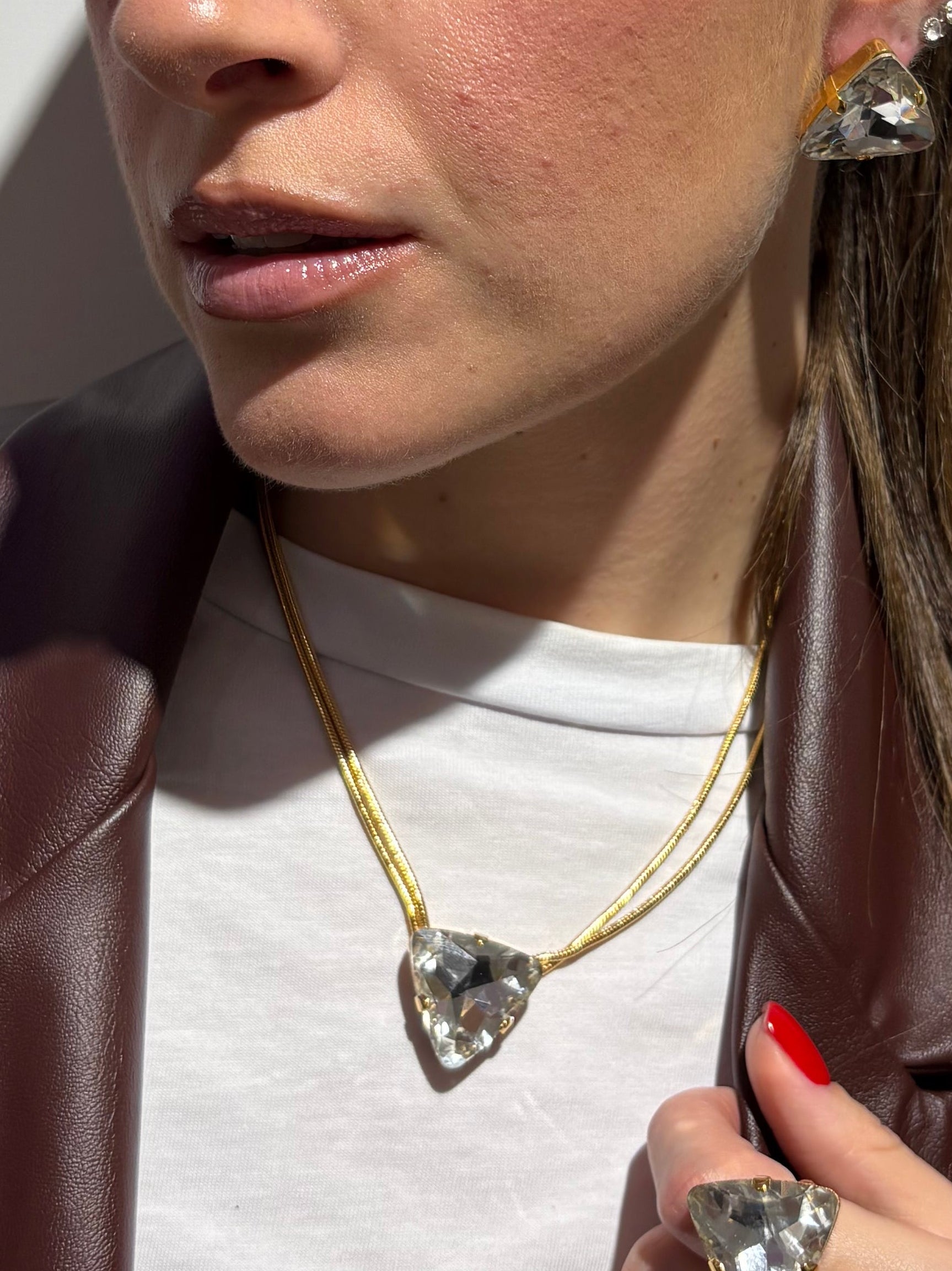 Collana “Triangolo” (base gold)