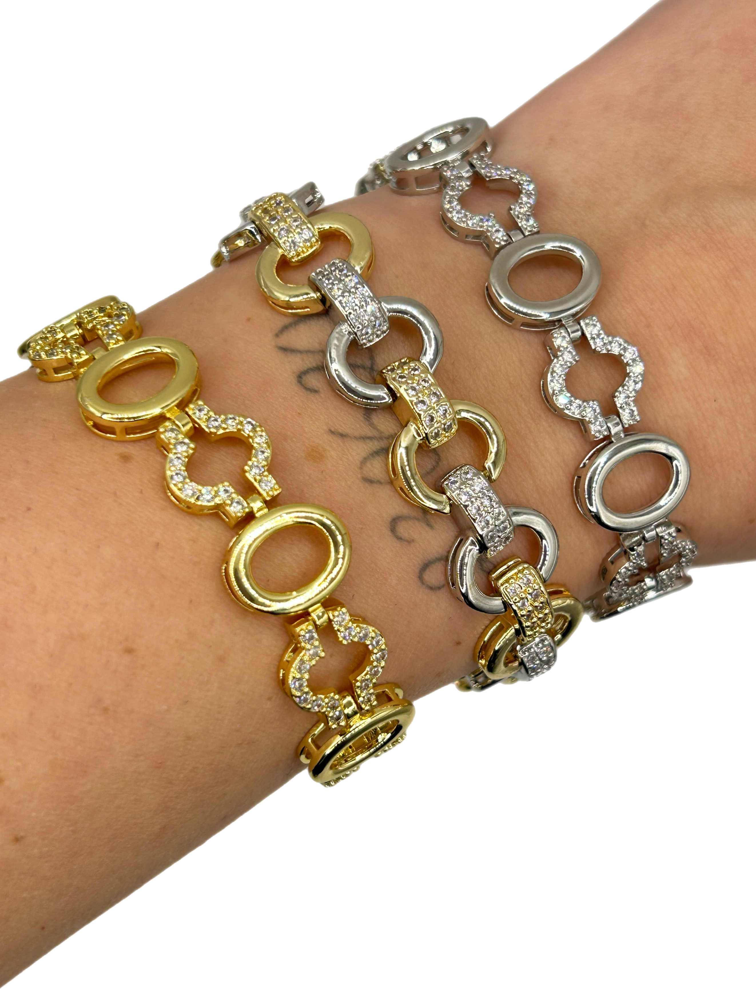 Bracciale “Hieroglyphics” (gold & silver)