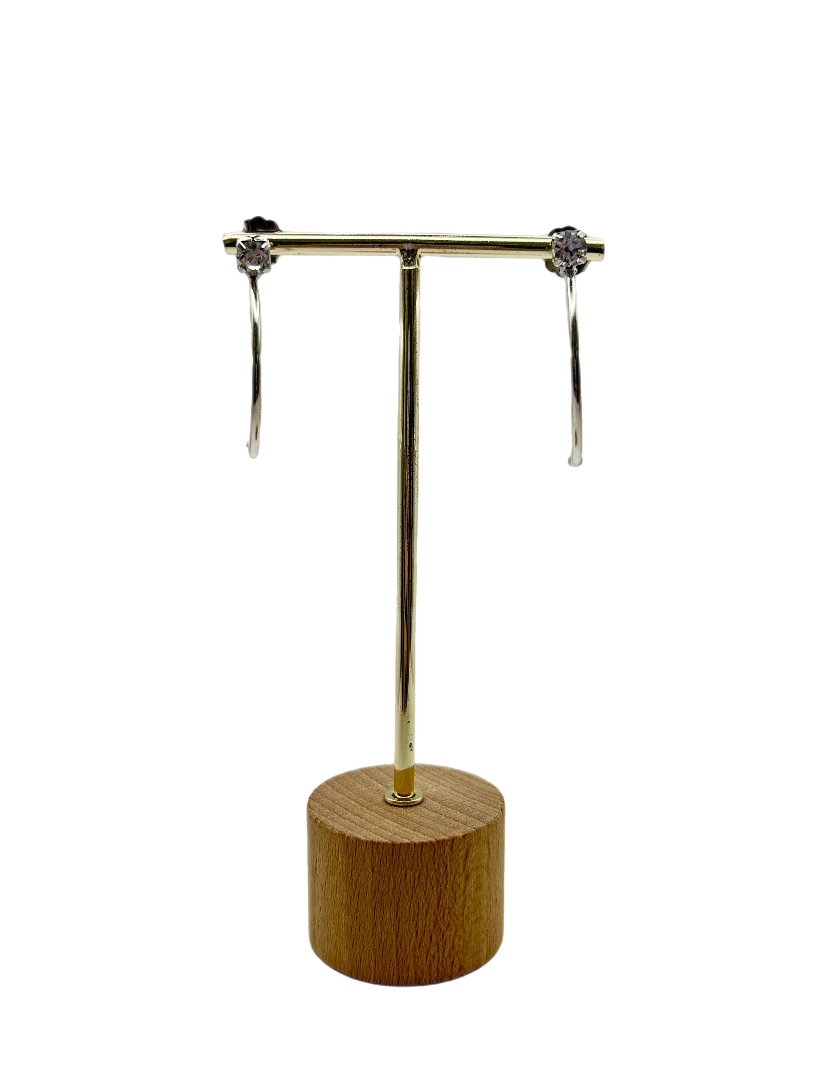 Orecchino “Puntoluce” Semicircle Small (base gold & silver)