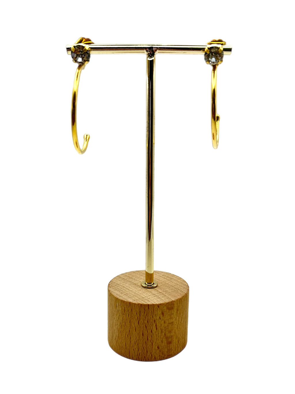 Orecchino “Punto luce Semicircle” medium (base gold & silver)