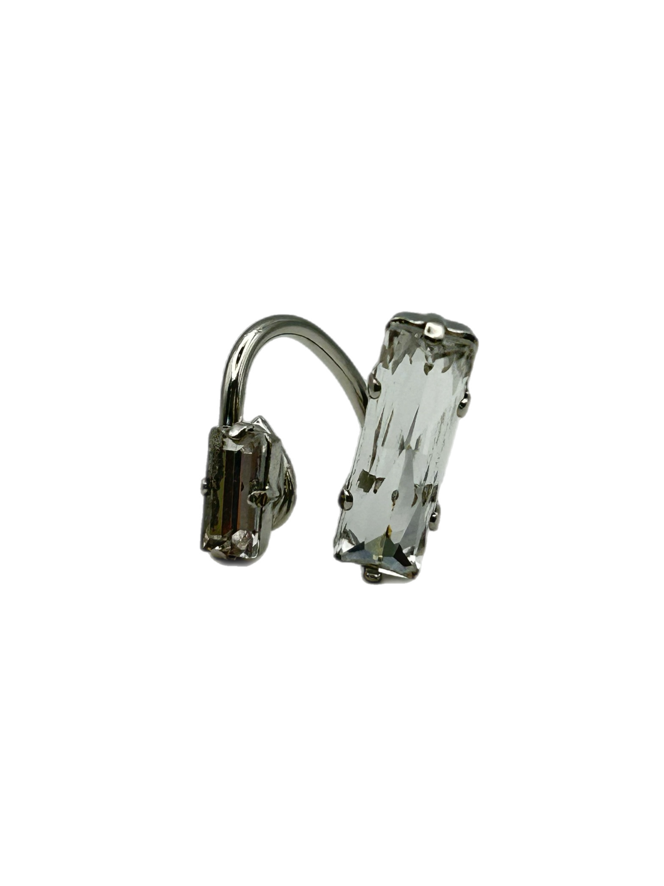 Anello “Baguette” (base gold & silver)