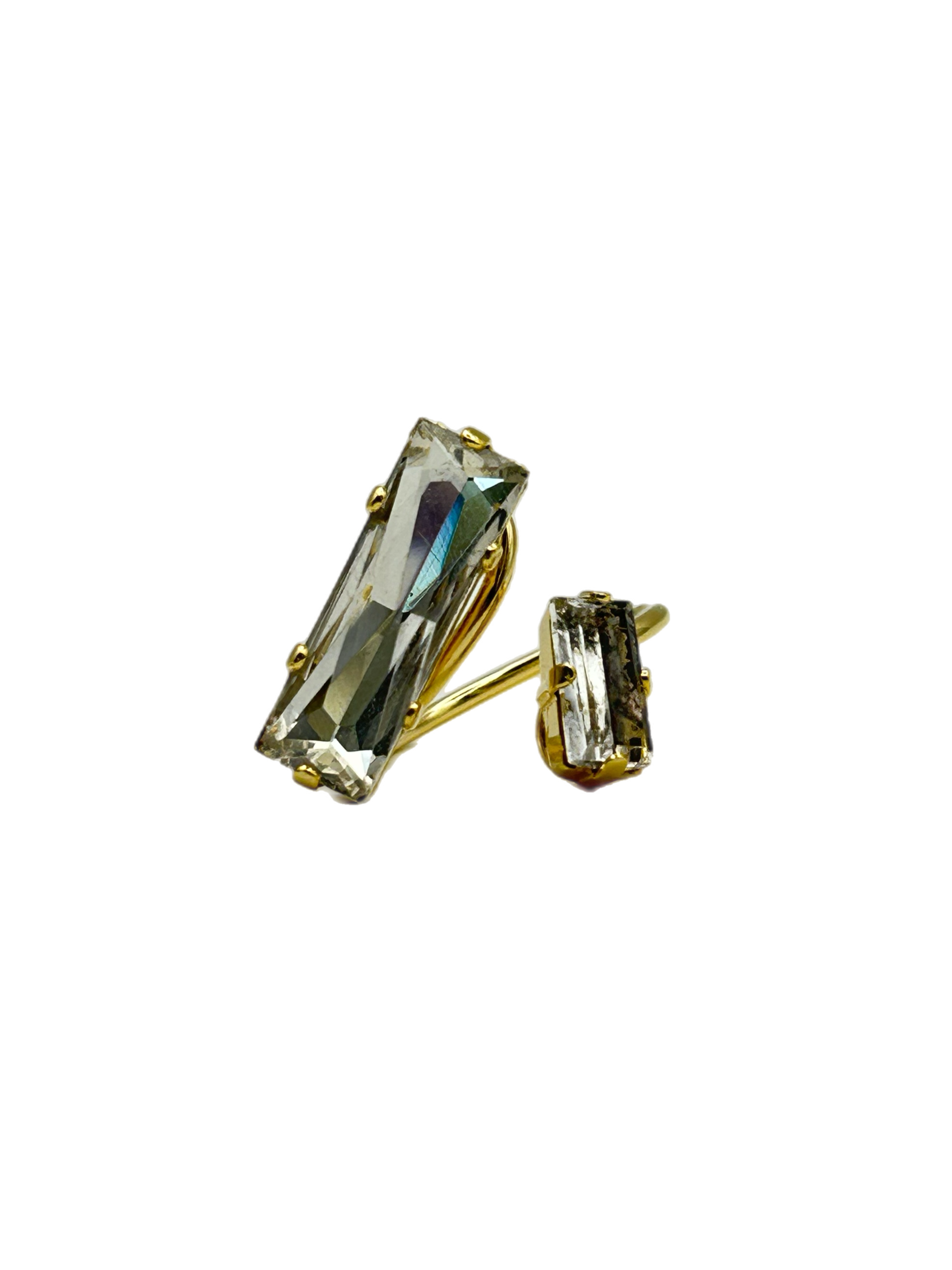 Anello “Baguette” (base gold & silver)