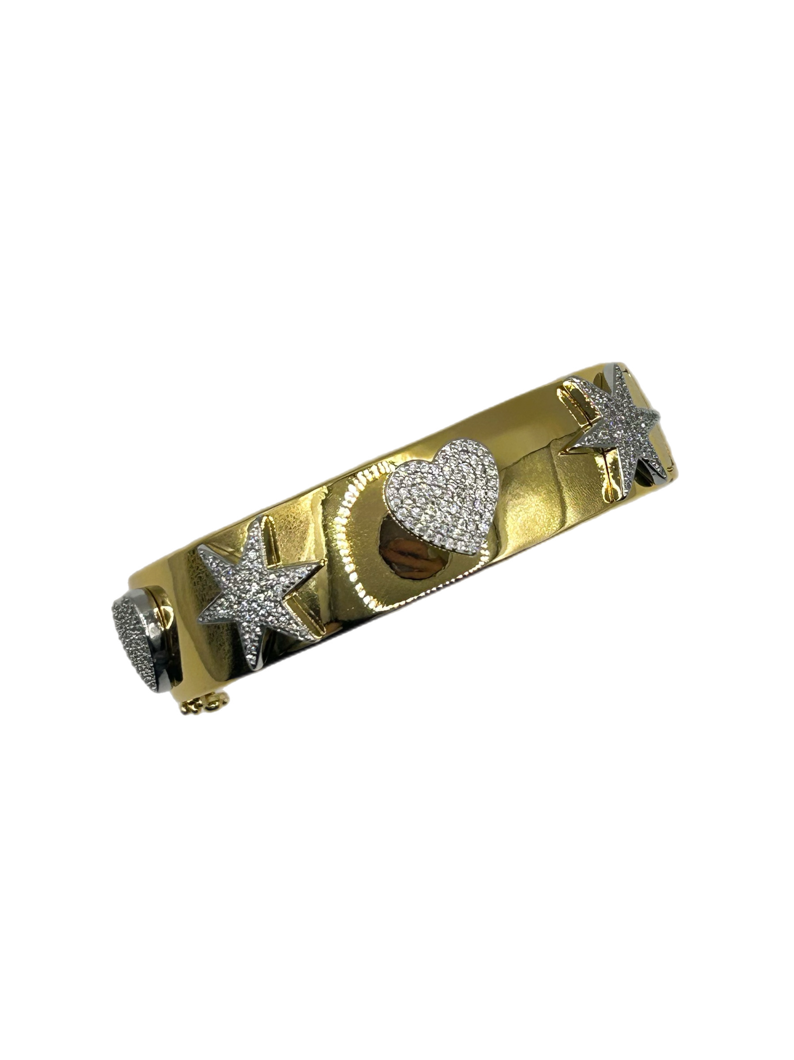 Bracciale “Manetta Luxury” (base oro & silver)