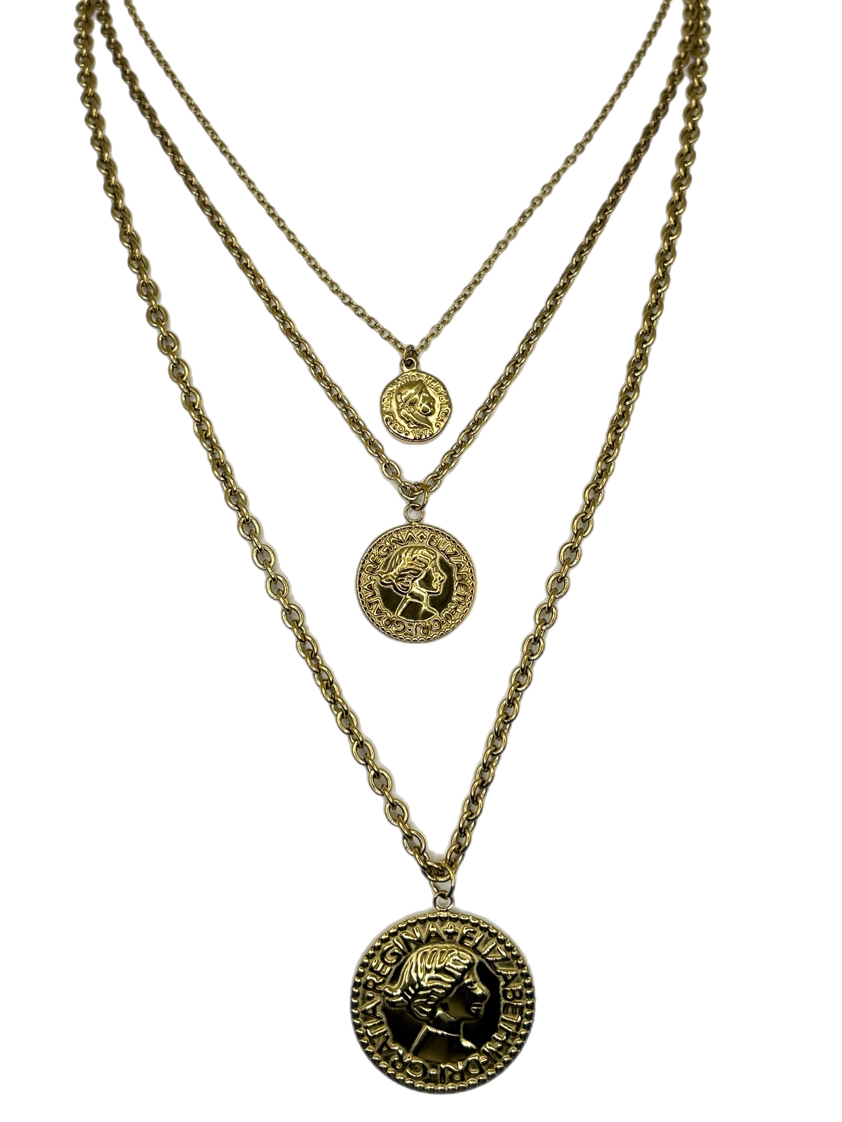 Collana “Elizabeth Queen” (gold & silver)