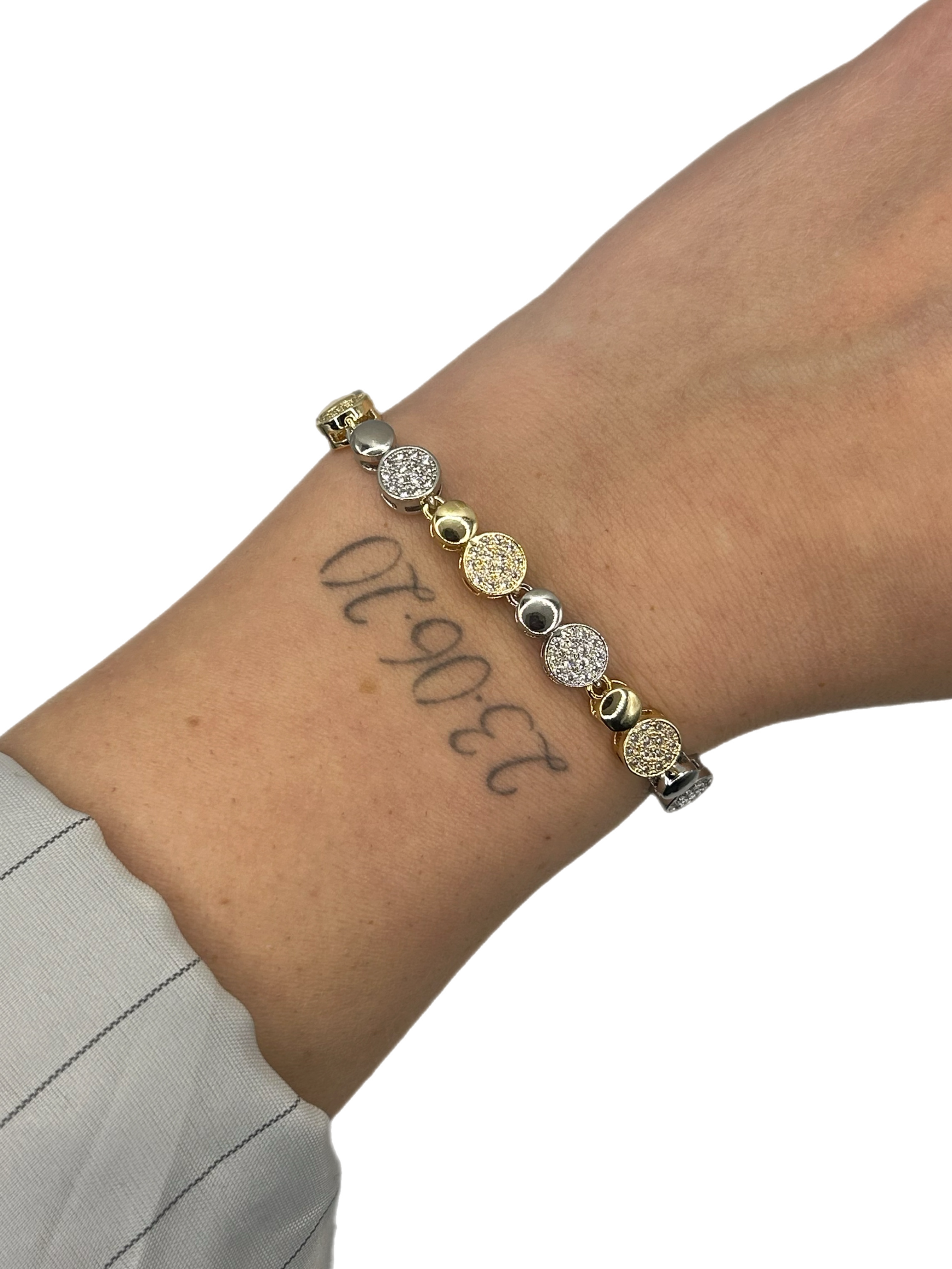Bracciale “Millecerchi” (gold & silver)
