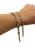 Bracciale “Marinaio” (gold & silver)