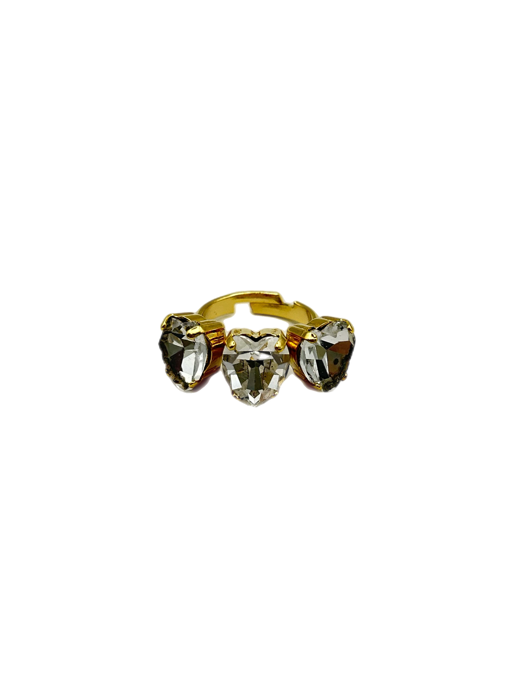 Anello “Trecuori” (base gold & silver)
