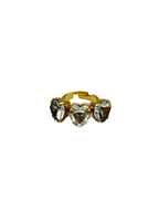 Anello “Trecuori” (base gold & silver)
