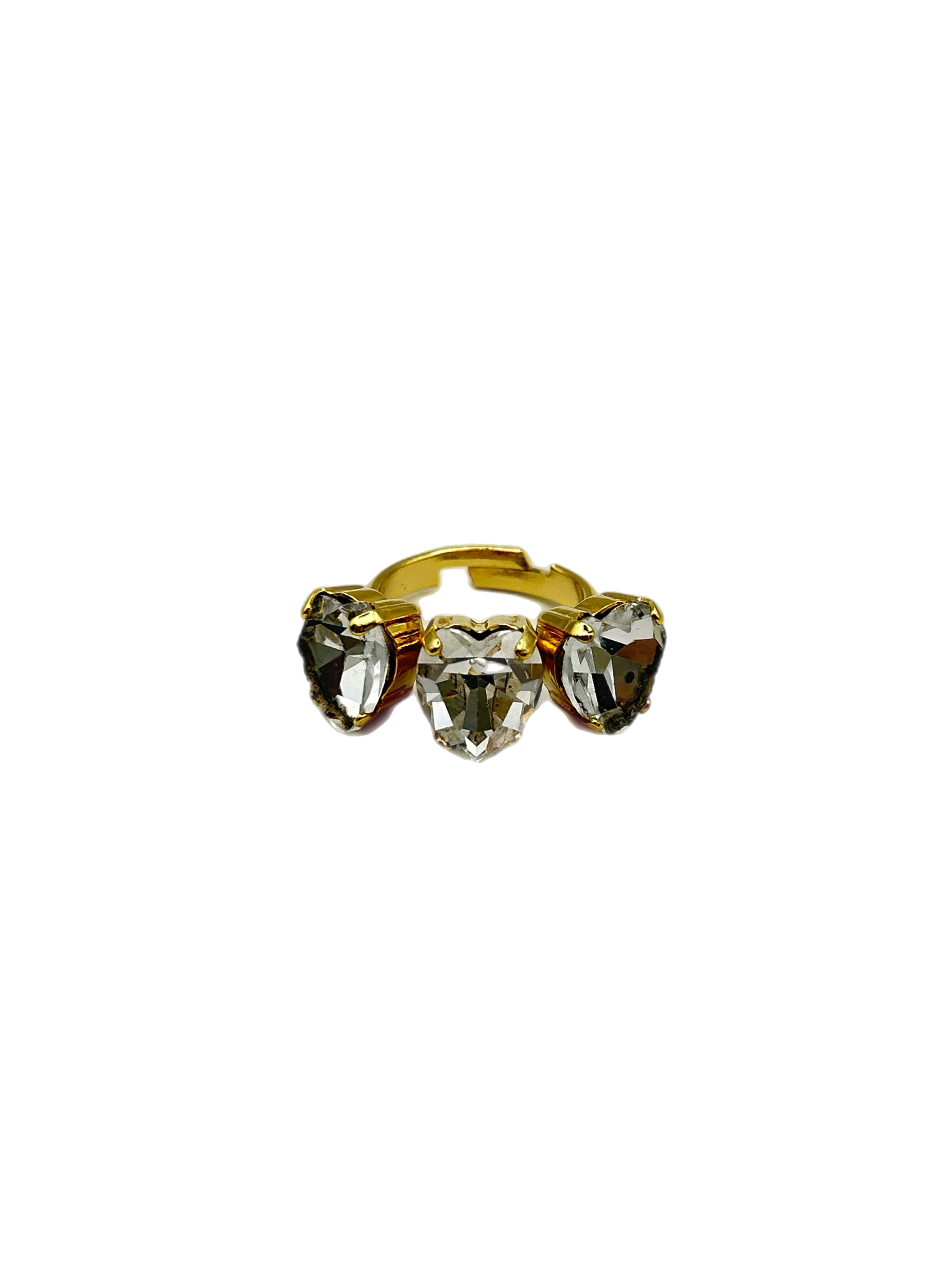 Anello “Trecuori” (base gold & silver)