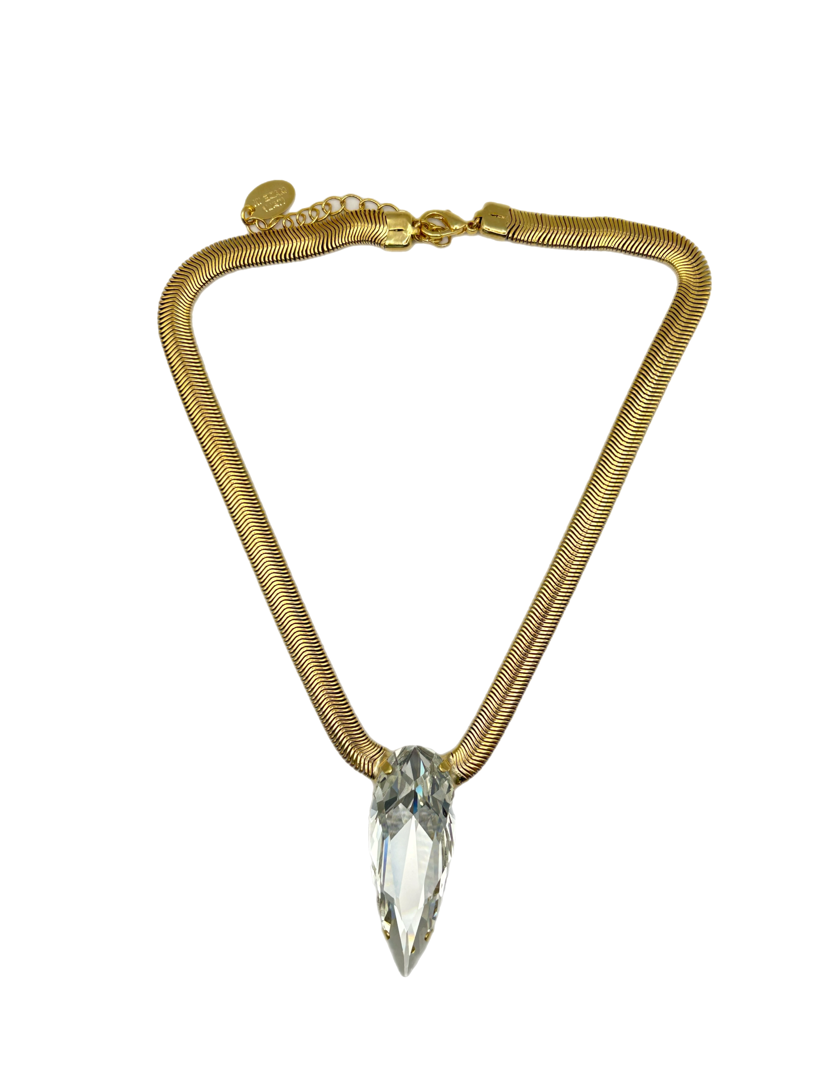 Collana “Goccia Crystal” (base gold)