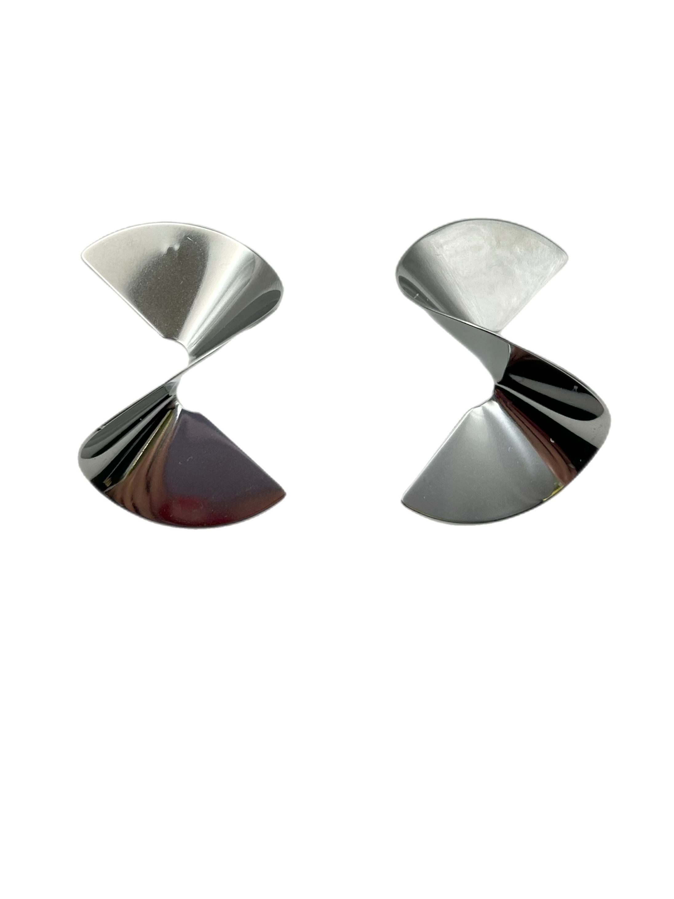 Orecchino “spirale” (gold & silver)