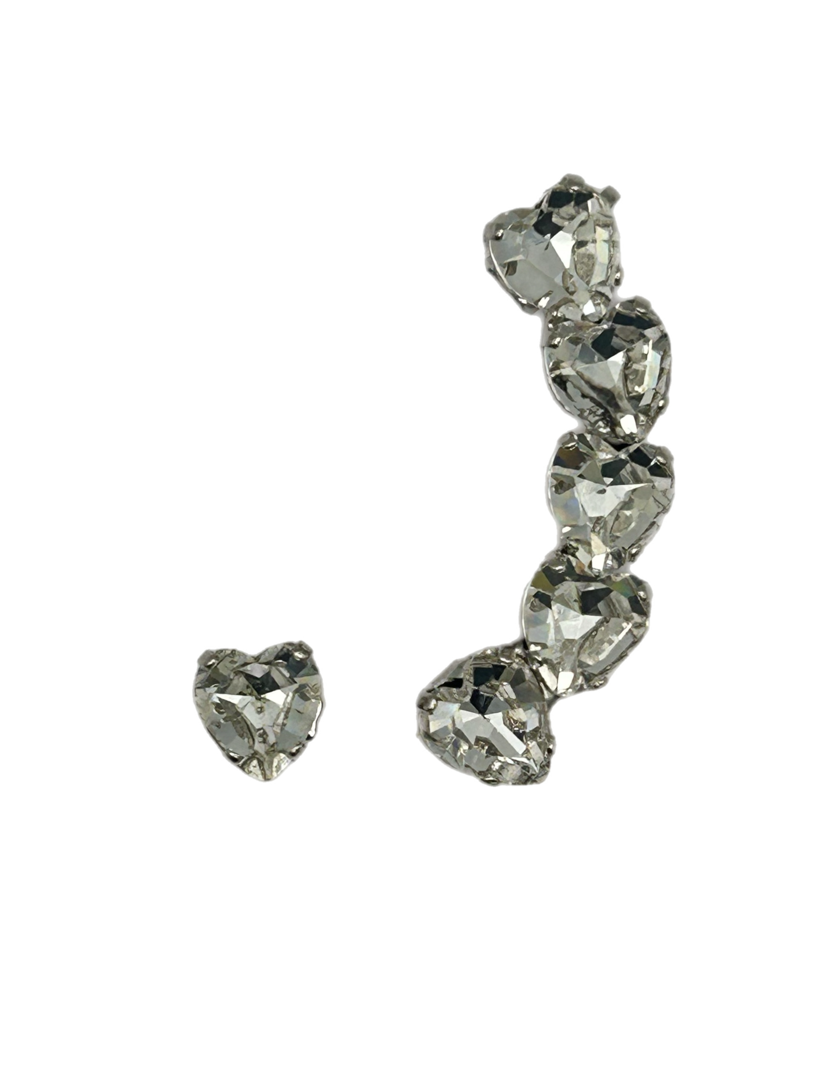 Ear cuff “Millecuori” (base gold & crystal)